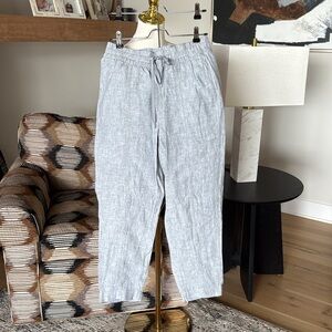 Athleta Retreat Linen Ankle Pants